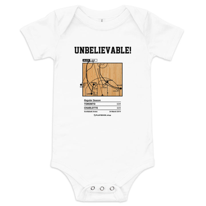 Greatest Charlotte Hornets Plays Baby Bodysuit: Unbelievable! (2019)
