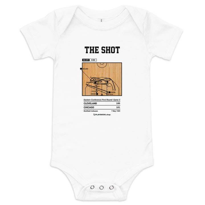 Greatest Chicago Bulls Plays Baby Bodysuit: The Shot (1989)
