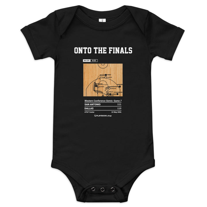 Greatest Dallas Mavericks Plays Baby Bodysuit: Onto the Finals (2006)