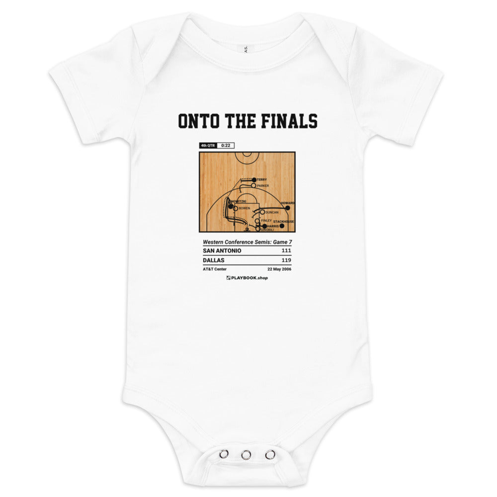 Greatest Dallas Mavericks Plays Baby Bodysuit: Onto the Finals (2006)