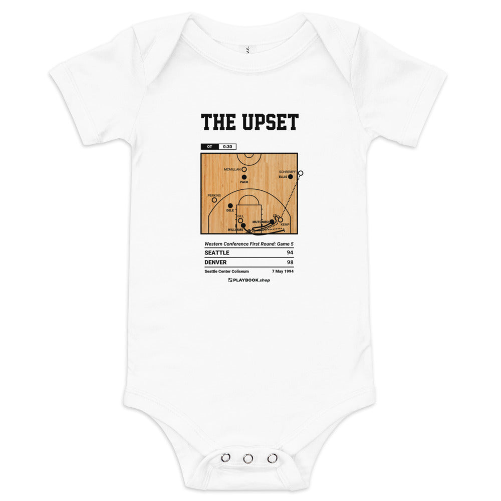 Greatest Denver Nuggets Plays Baby Bodysuit: The Upset (1994)