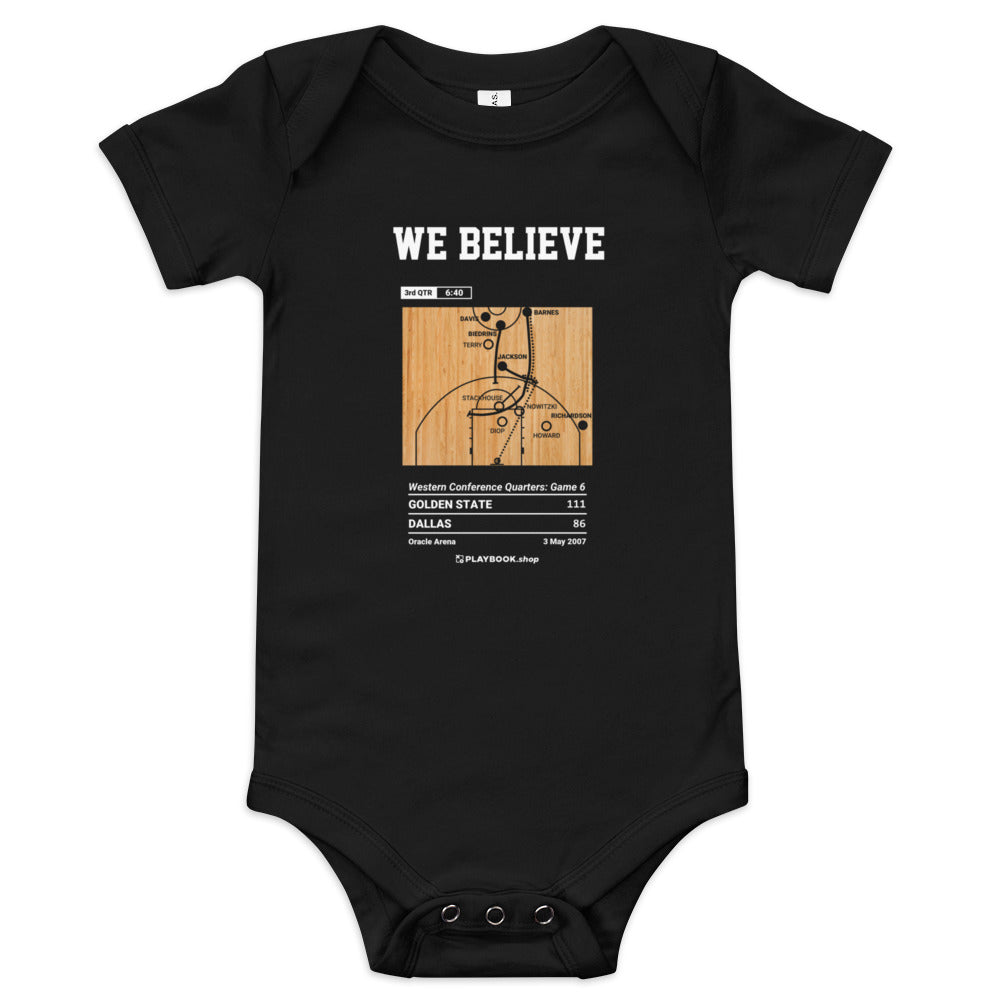 Greatest Golden State Warriors Plays Baby Bodysuit: We Believe (2007)