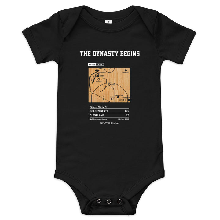 Greatest Golden State Warriors Plays Baby Bodysuit: The dynasty begins (2015)