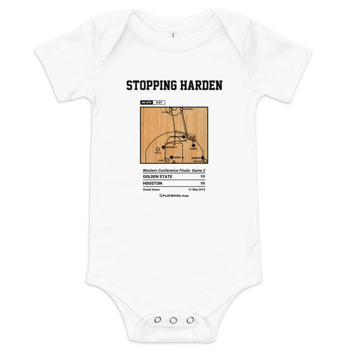 Greatest Golden State Warriors Plays Baby Bodysuit: Stopping Harden (2015)