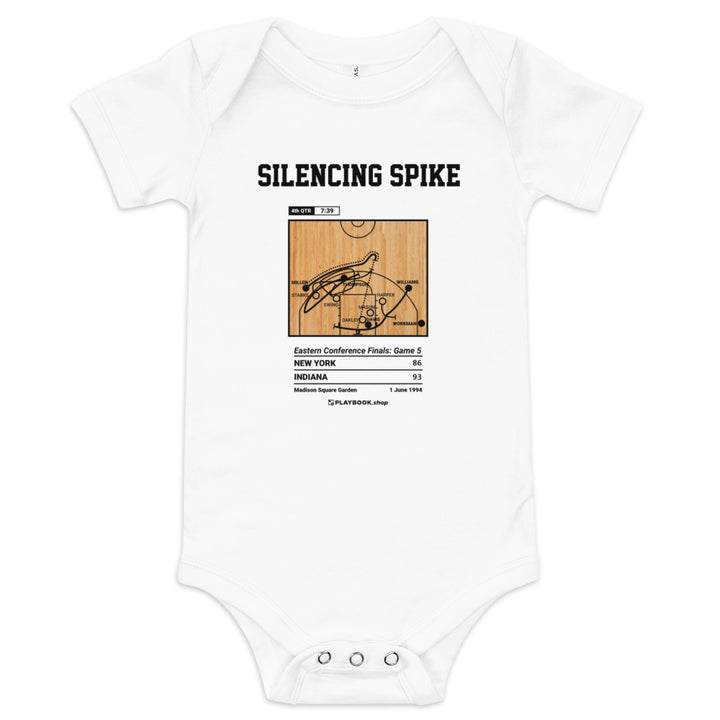 Greatest Indiana Pacers Plays Baby Bodysuit: Silencing Spike (1994)