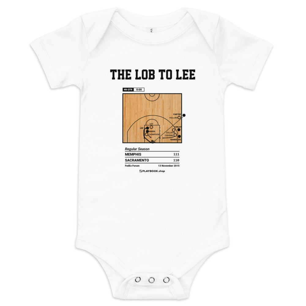 Greatest Memphis Grizzlies Plays Baby Bodysuit: The Lob to Lee (2015)