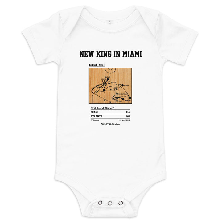 Greatest Miami Heat Plays Baby Bodysuit: New king in Miami (2022)