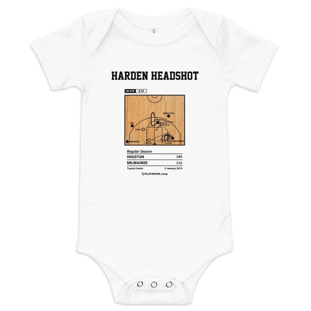 Oddest Bucks Plays Baby Bodysuit: Harden Headshot (2019)
