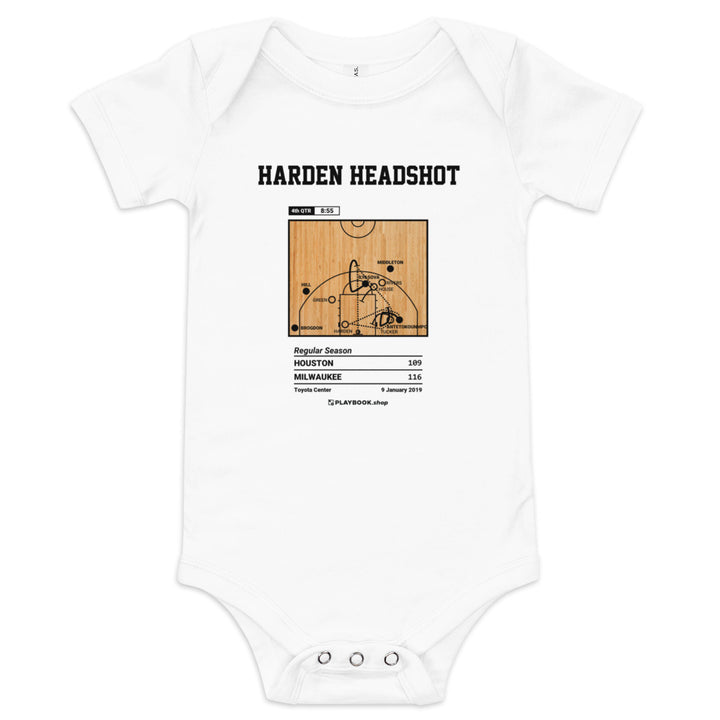 Oddest Bucks Plays Baby Bodysuit: Harden Headshot (2019)
