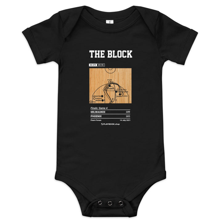 Greatest Milwaukee Bucks Plays Baby Bodysuit: The Block (2021)