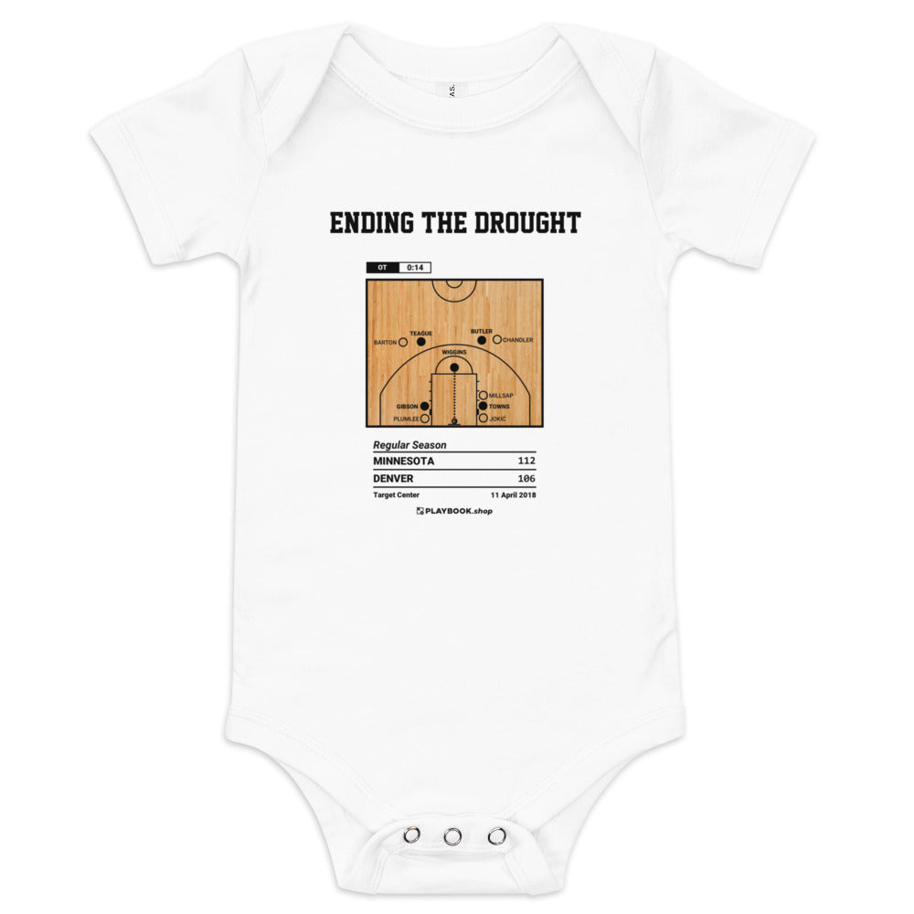 Greatest Minnesota Timberwolves Plays Baby Bodysuit: Ending the Drought (2018)