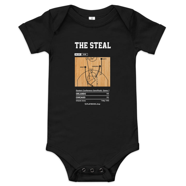 Greatest Orlando Magic Plays Baby Bodysuit: The Steal (1995)