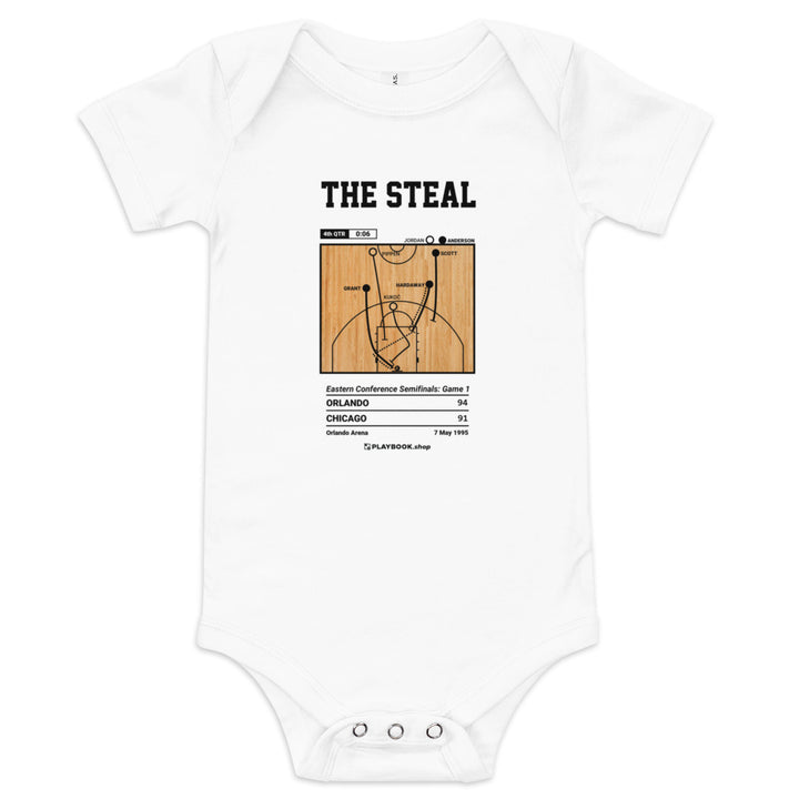 Greatest Orlando Magic Plays Baby Bodysuit: The Steal (1995)