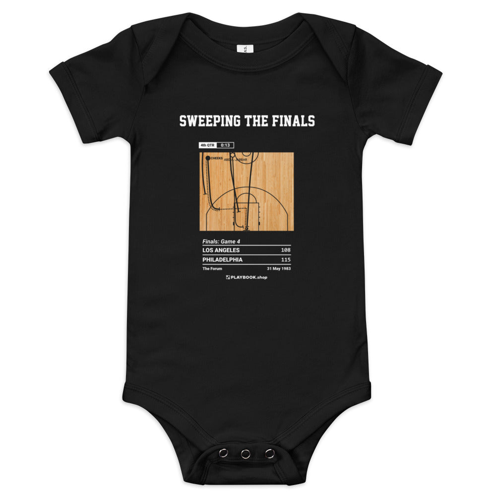 Greatest Philadelphia Sixers Plays Baby Bodysuit: Sweeping the Finals (1983)