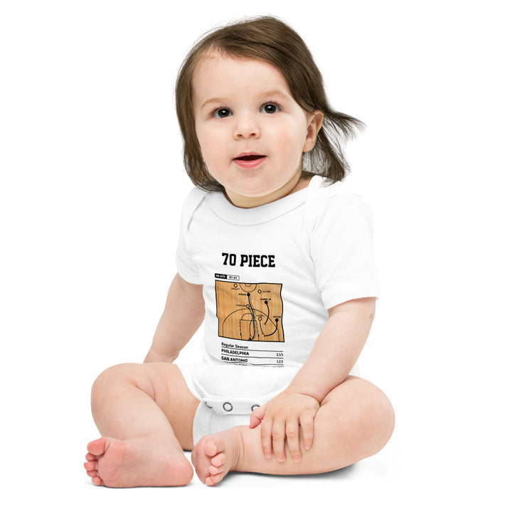 Greatest Philadelphia Sixers Plays Baby Bodysuit: 70 Piece (2024)