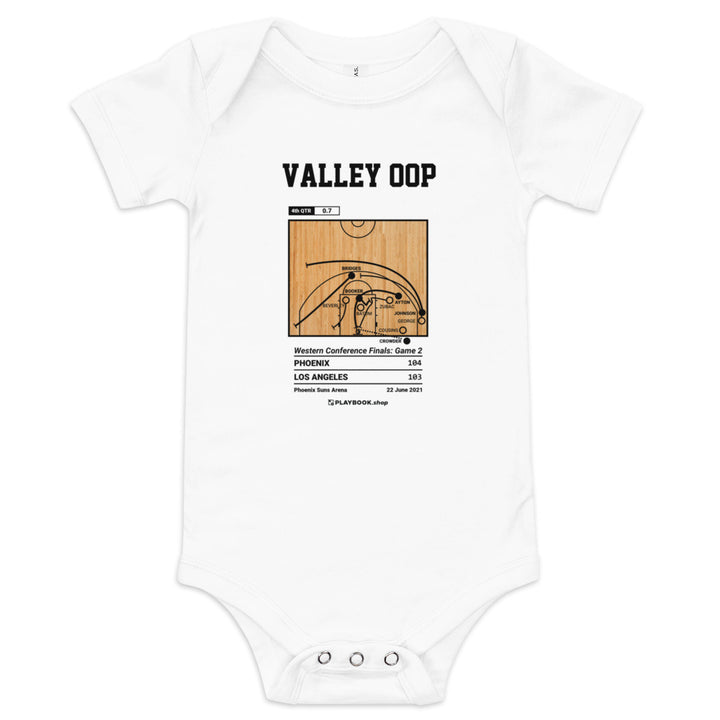 Greatest Phoenix Suns Plays Baby Bodysuit: Valley Oop (2021)