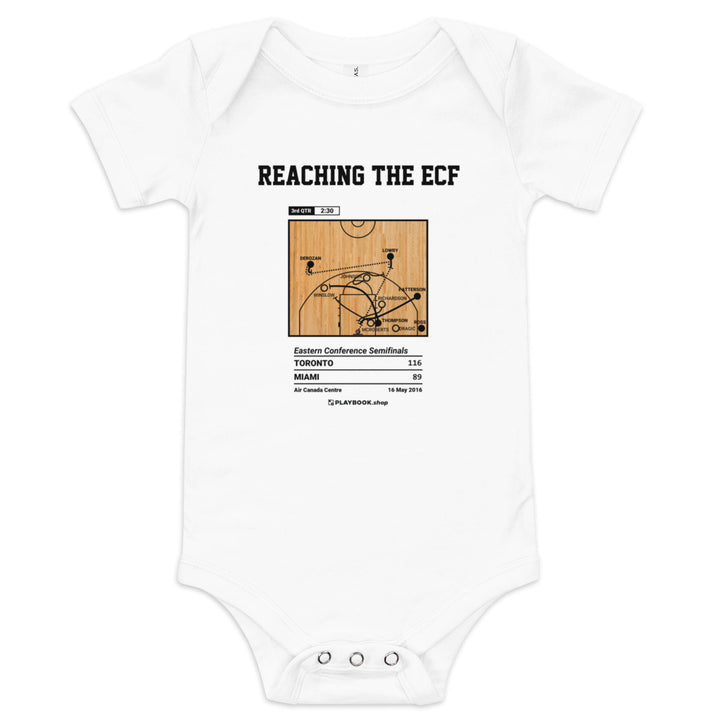 Greatest Toronto Raptors Plays Baby Bodysuit: Reaching the ECF (2016)