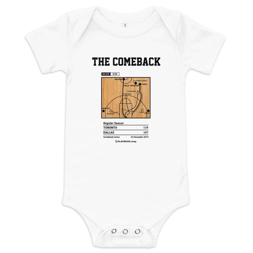 Greatest Toronto Raptors Plays Baby Bodysuit: The Comeback (2019)