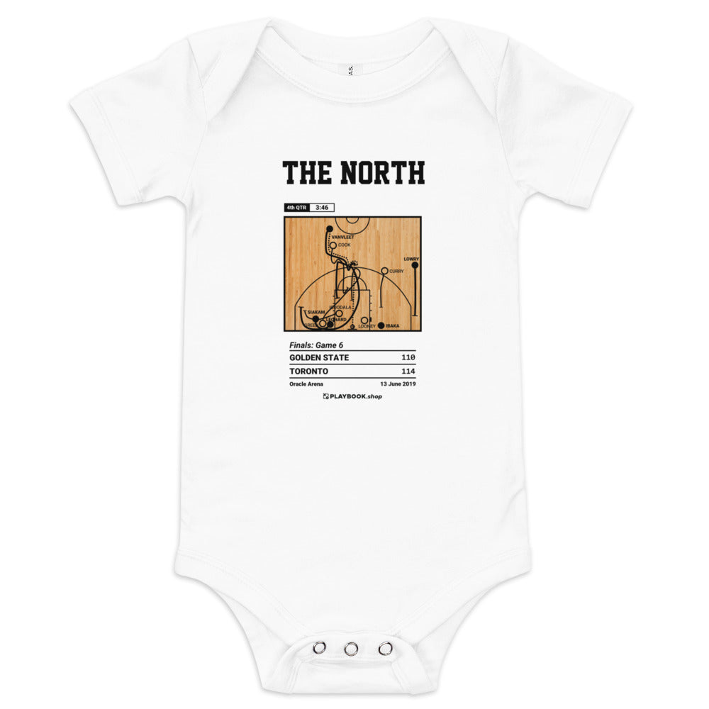 Greatest Toronto Raptors Plays Baby Bodysuit: The North (2019)