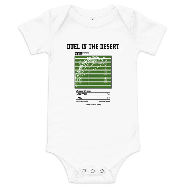 Greatest Arizona Football Plays Baby Bodysuit: Duel in the desert (1986)