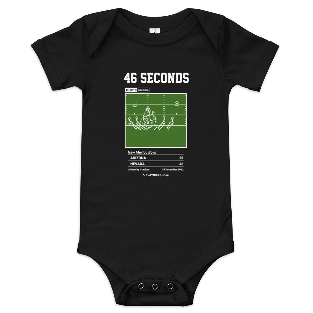 Greatest Arizona Football Plays Baby Bodysuit: 46 seconds (2012)