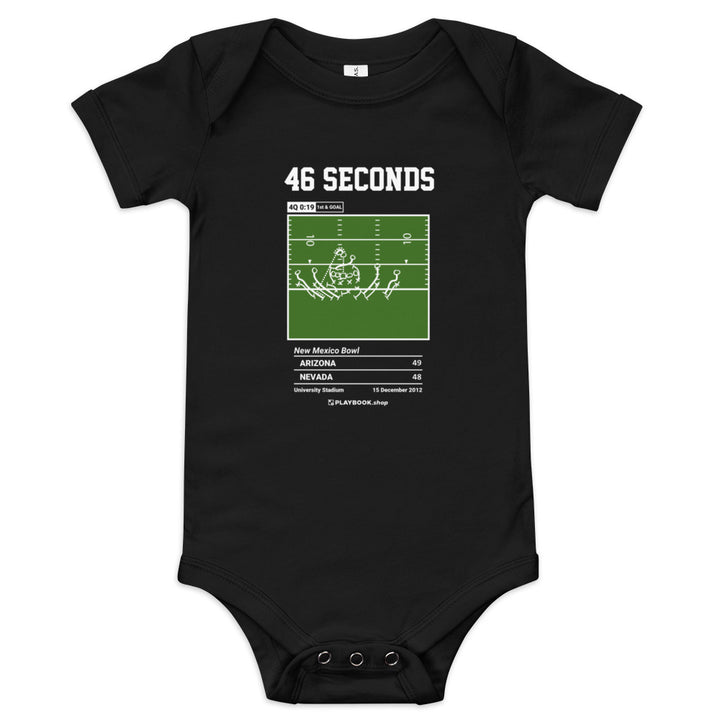 Greatest Arizona Football Plays Baby Bodysuit: 46 seconds (2012)