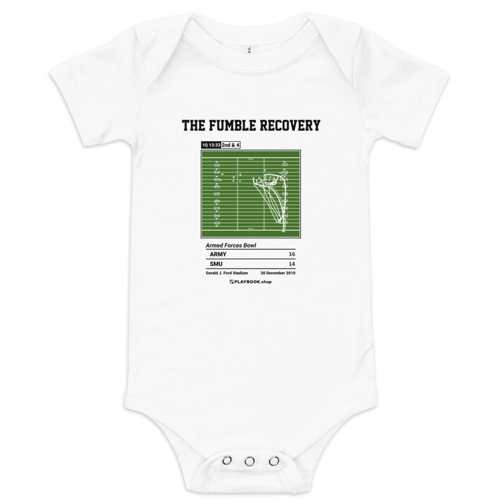 Greatest Army Football Plays Baby Bodysuit: The fumble recovery (2010)