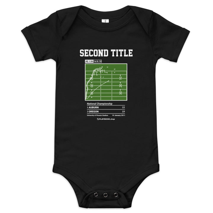Greatest Auburn Football Plays Baby Bodysuit: Second title (2011)