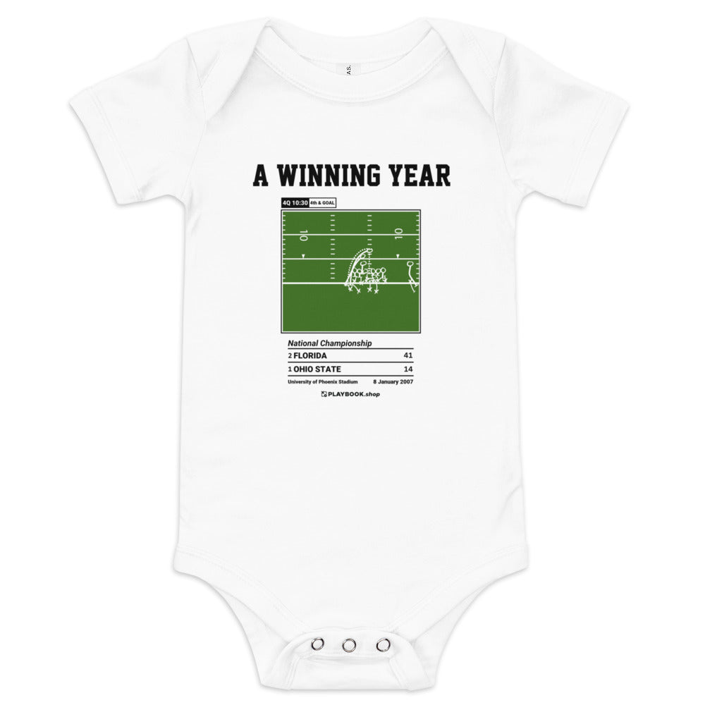 Greatest Florida Football Plays Baby Bodysuit: A winning year (2007)