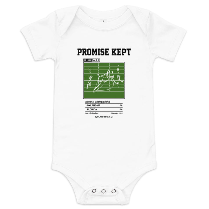 Greatest Florida Football Plays Baby Bodysuit: Promise kept (2009)