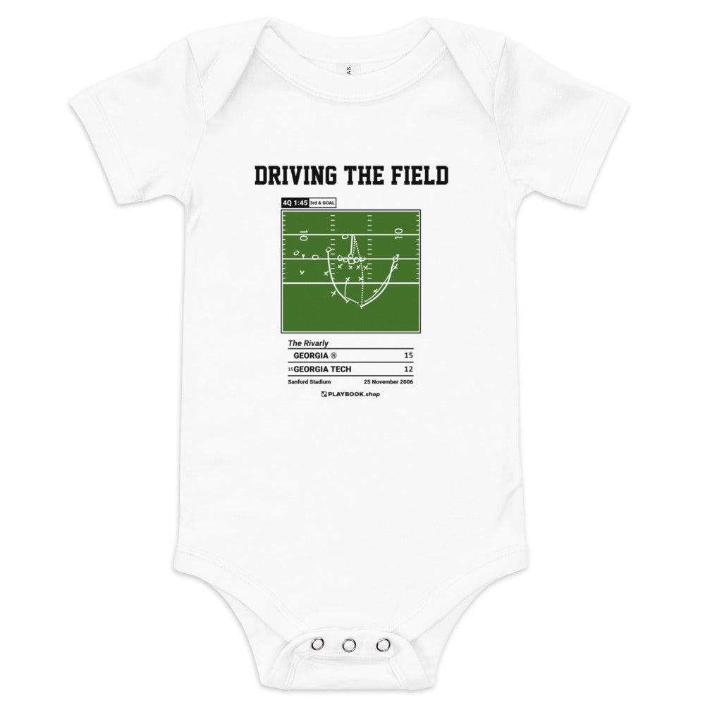 Greatest Georgia Football Plays Baby Bodysuit: Driving the field (2006)