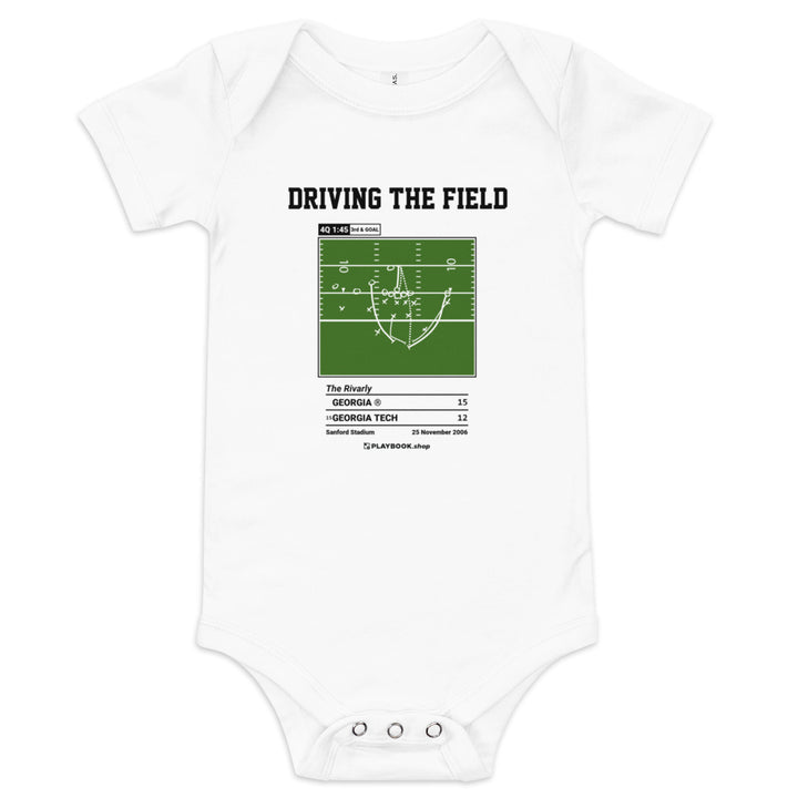 Greatest Georgia Football Plays Baby Bodysuit: Driving the field (2006)