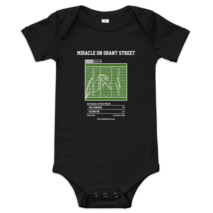 Greatest  Football Plays Baby Bodysuit: Miracle on Grant Street (2009)