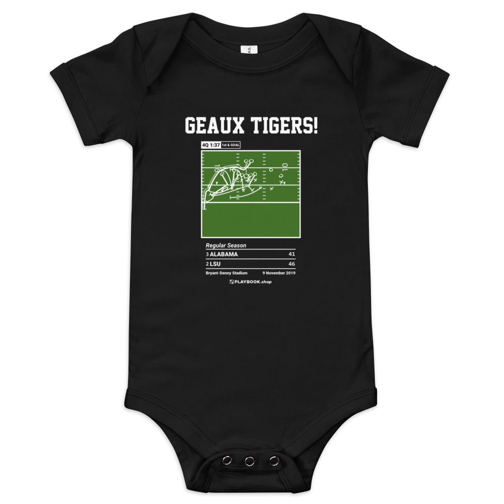 Greatest LSU Football Plays Baby Bodysuit: Geaux Tigers! (2019)