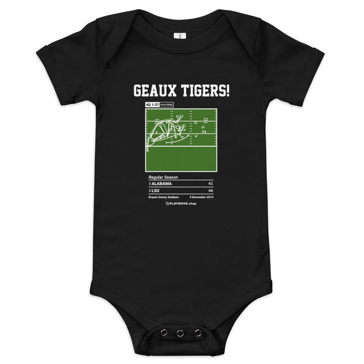 Greatest LSU Football Plays Baby Bodysuit: Geaux Tigers! (2019)