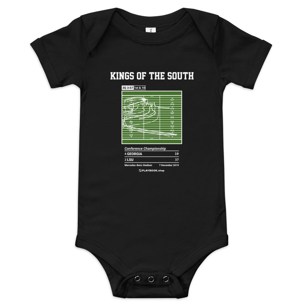 Greatest LSU Football Plays Baby Bodysuit: Kings of the South (2019)