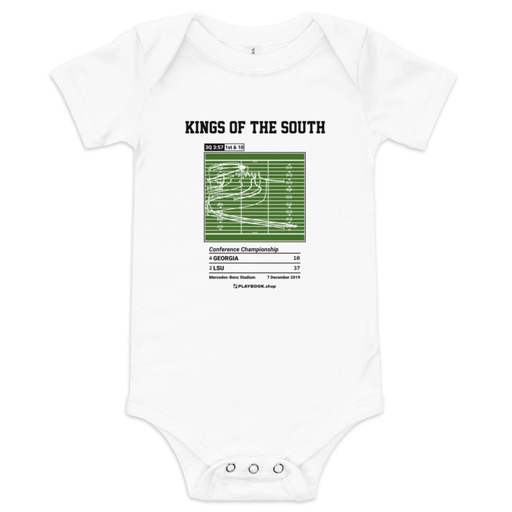 Greatest LSU Football Plays Baby Bodysuit: Kings of the South (2019)