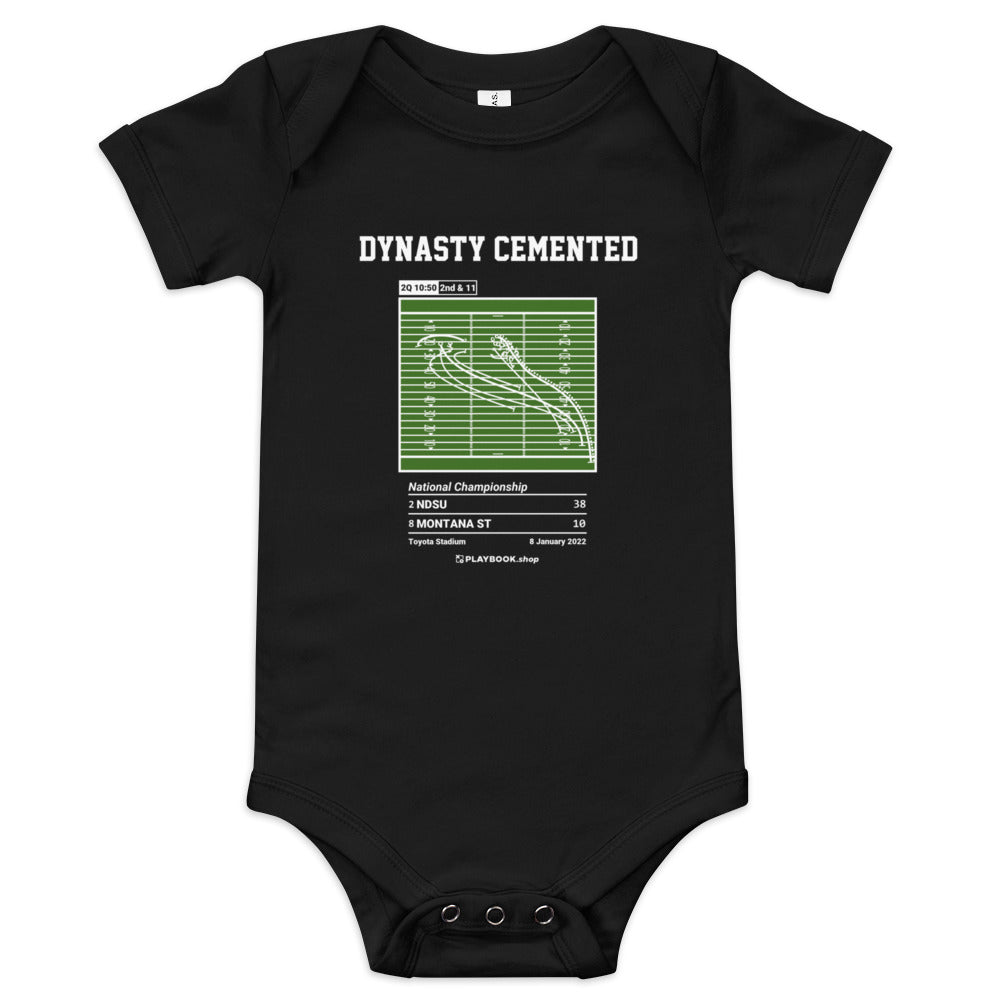 Greatest North Dakota State Football Plays Baby Bodysuit: Dynasty cemented (2022)