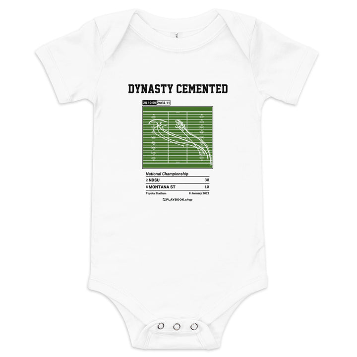 Greatest North Dakota State Football Plays Baby Bodysuit: Dynasty cemented (2022)