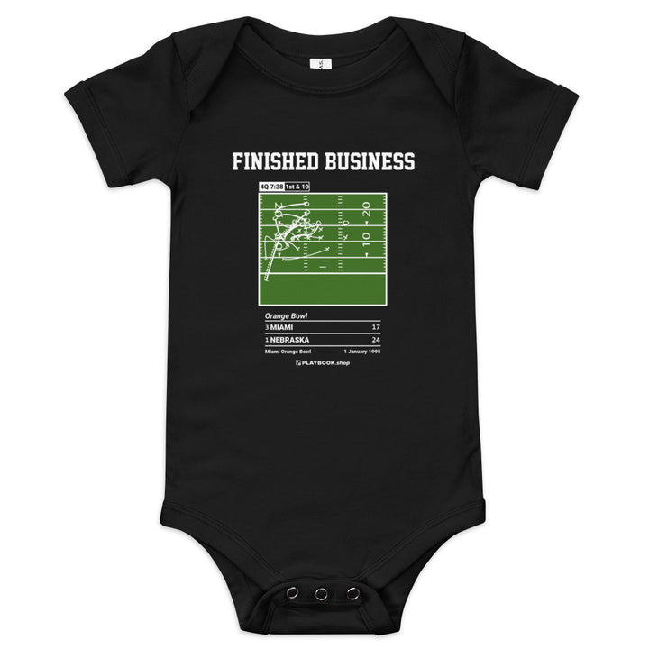 Greatest Nebraska Football Plays Baby Bodysuit: Finished Business (1995)