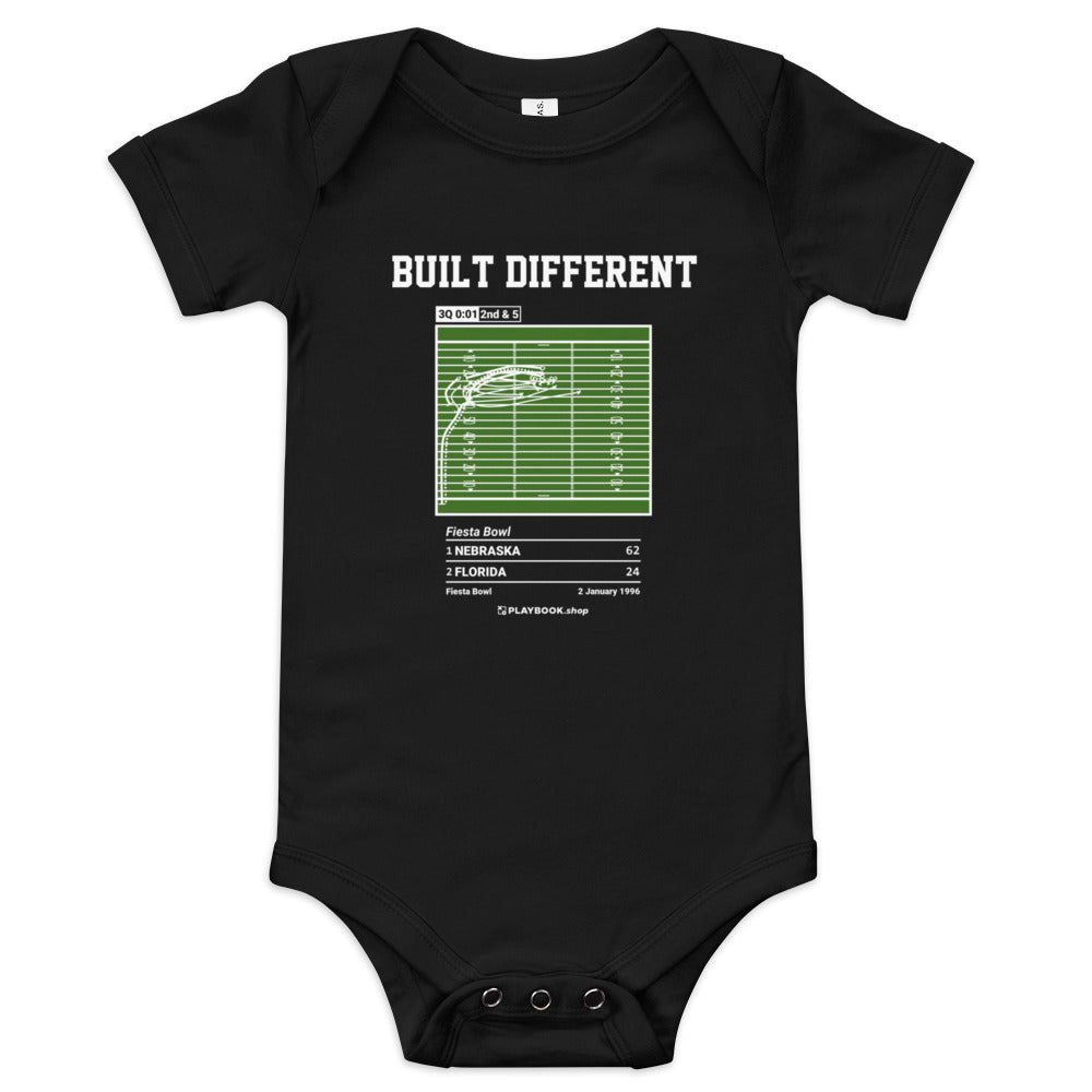 Greatest Nebraska Football Plays Baby Bodysuit: Built different (1996)