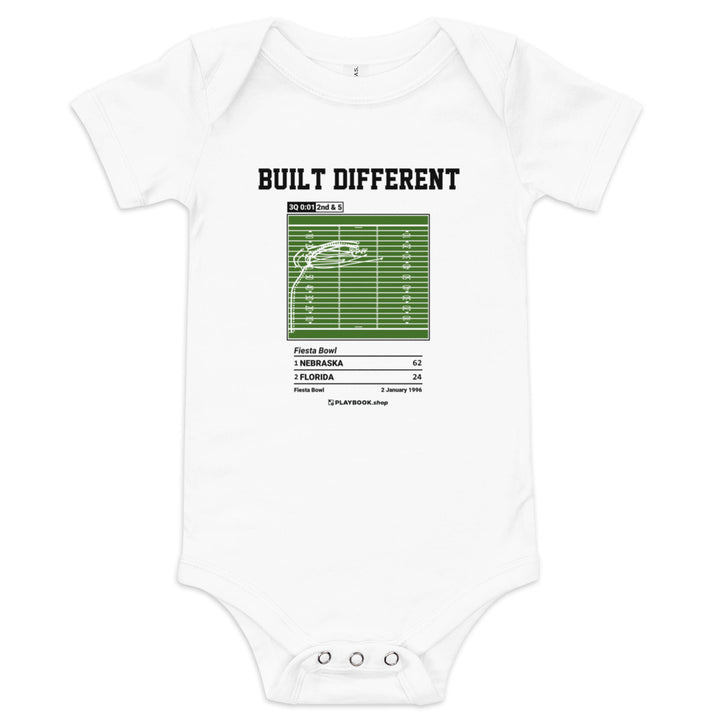 Greatest Nebraska Football Plays Baby Bodysuit: Built different (1996)