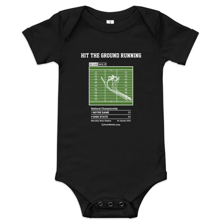 Greatest Ohio State Football Plays Baby Bodysuit: Hit the Ground Running (2025)