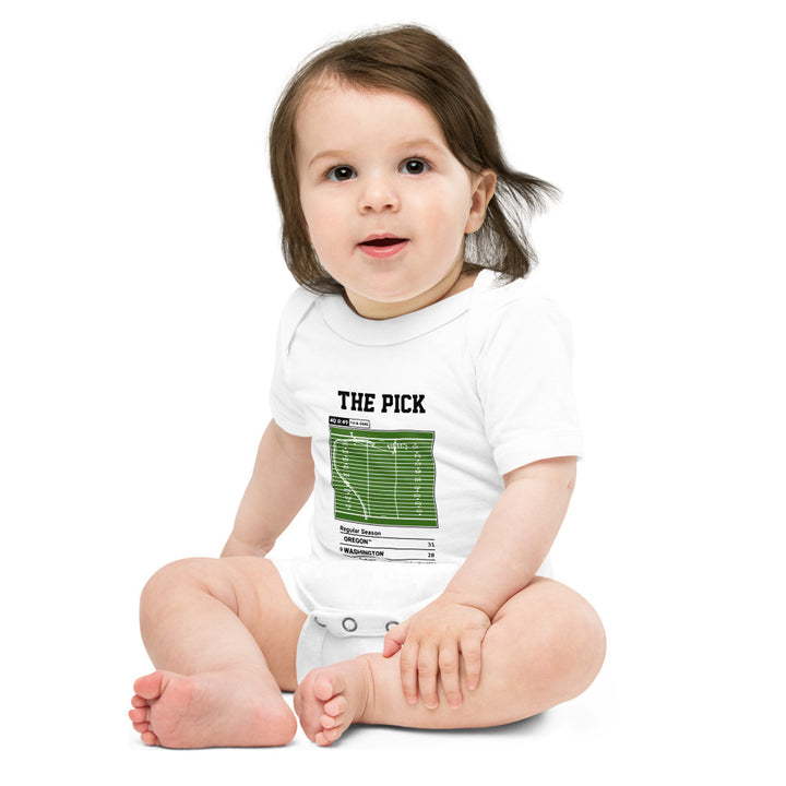 Greatest Oregon Football Plays Baby Bodysuit: The Pick (1994)