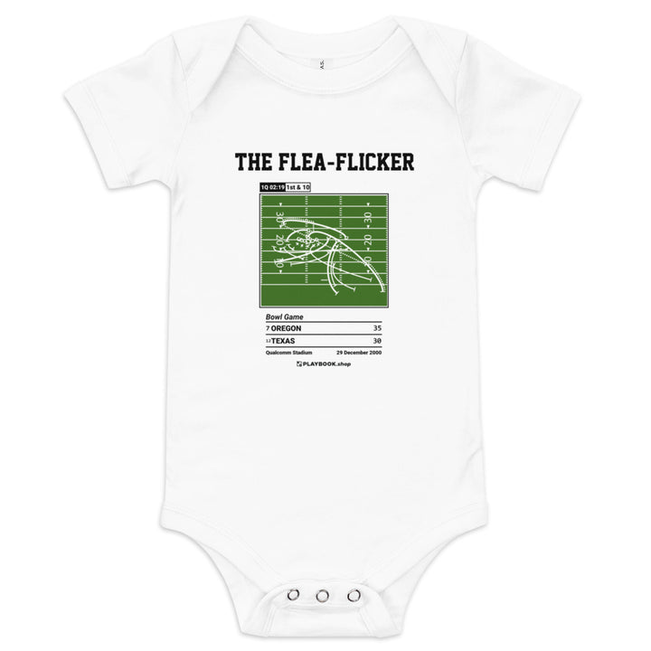 Greatest Oregon Football Plays Baby Bodysuit: The flea-flicker (2000)