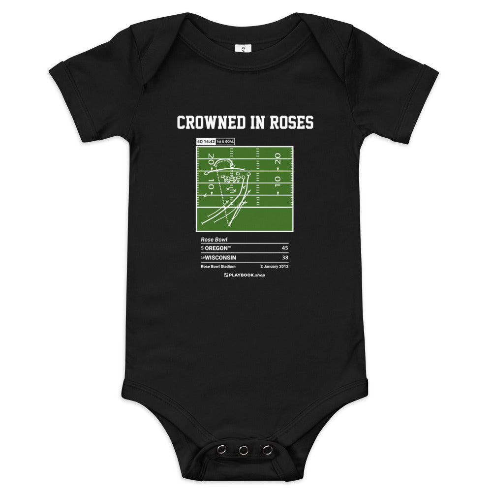 Greatest Oregon Football Plays Baby Bodysuit: Crowned in roses (2012)