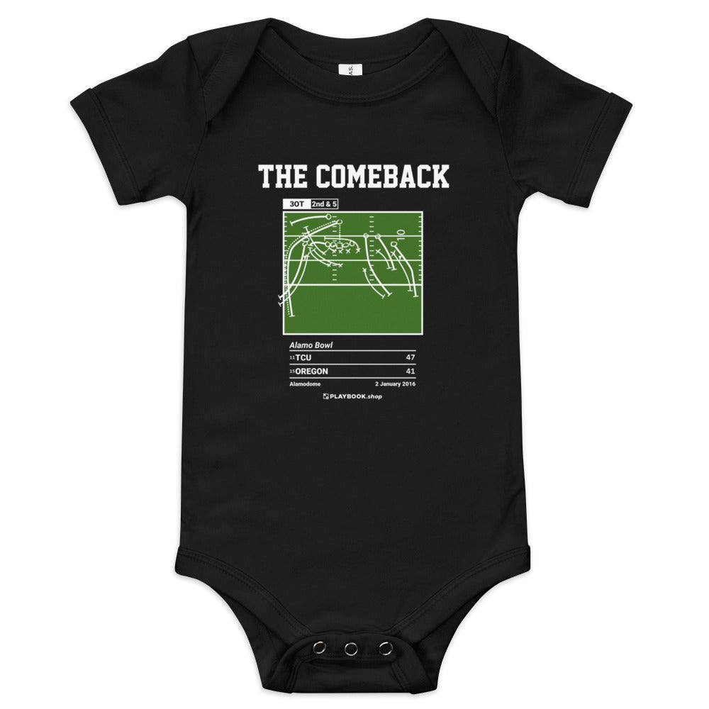 Greatest TCU Football Plays Baby Bodysuit: The Comeback (2016)