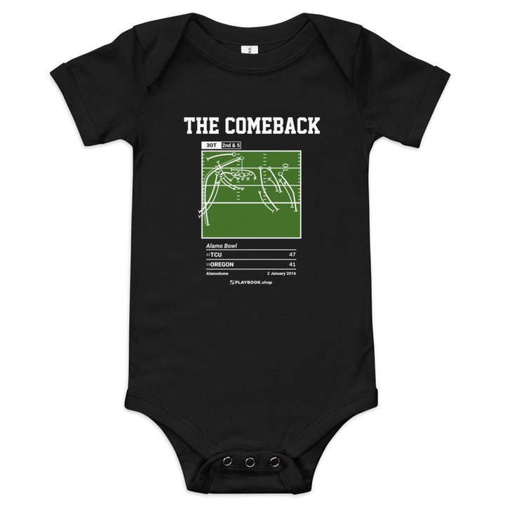 Greatest TCU Football Plays Baby Bodysuit: The Comeback (2016)