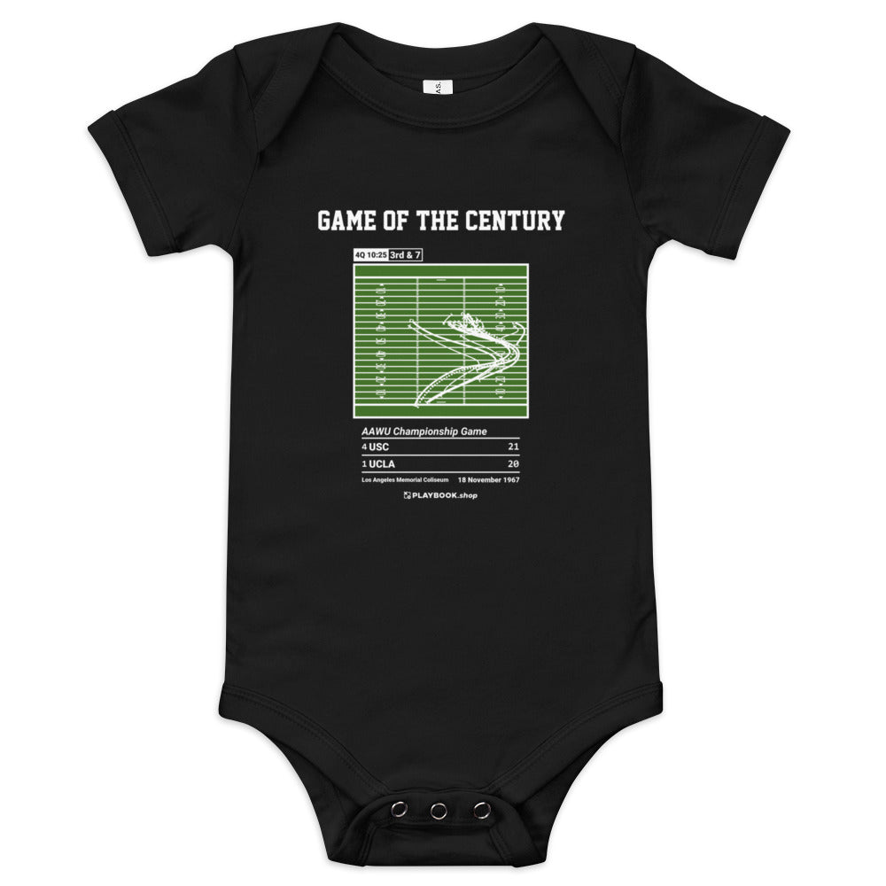 Greatest USC Football Plays Baby Bodysuit: Game of the Century (1967)