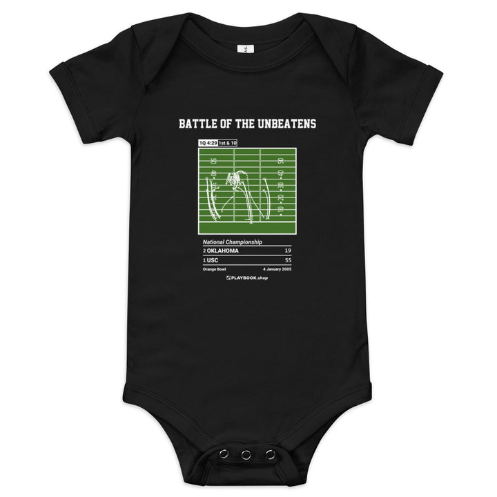 Greatest USC Football Plays Baby Bodysuit: Battle of the Unbeatens (2005)